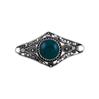 

Silver 925 Sterling Natural Stone Brooch