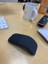 Ratón inalámbrico plegable con Bluetooth para Microsoft Surface Mouse ergonómico táctil de arco, láser silencioso 3d, para Windows y portátil