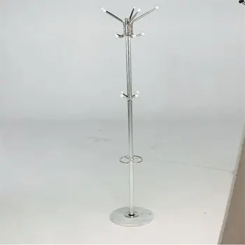 

19301 silver white foot coat rack North CLOSET