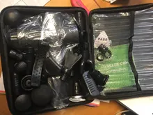 Pistola de masaje eléctrica LCD para adelgazar músculos, relajación para cuello, parte trasera del pie, pierna, hombros, pistola de masaje de percusión