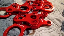 Buckle Hook Tent Tightening Wind-Rope Quick-Knot Hiking Camping 10pcs 3-Hole Antislip