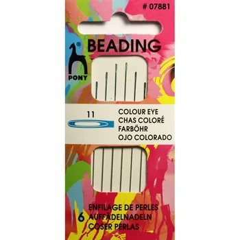 

07881 needles for beads No. 11, 6 PCs pony