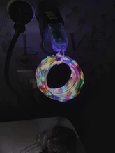 Christmas-Light Timer Decoration Led-String Copper-Wire-Garland Remote-Control Waterproof