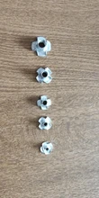Juego de tuercas de altavoz de tuerca en forma de T para muebles, Tuercas de M5 M3 M4 M6 M8 chapadas en Zinc, 80 Uds.