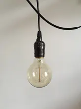 Spiral-Lamp Light-Bulb Filament Ampoule G95 T45 E27 Incandescent Retro Vintage G80 ST64