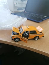 1/32-Diecast Taxi-Model Alloy-Toys Metal Car Russian-Lada Children with Gift-Box/openable