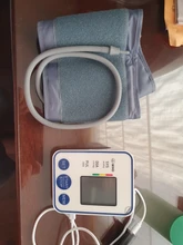 Tensiómetro automático para la parte superior del brazo, tensiómetro Digital, esfigmomanómetros de presión arterial para el hogar con pantalla LCD grande