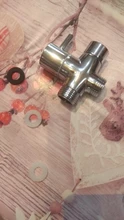 Diverter-Valve Shower-Tee-Adapter Bathroom-Accessories Water-Separator 3-Way Brass Adjustable
