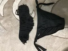 Nuevo 2019 niñas traje de baño de dos piezas traje de baño de las niñas 6 ~ 14Y niños Baño de estilo de borla Set de Bikini de niños Biquini Infantil-9015