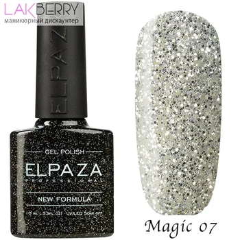 

Гель-лак ELPAZA. Серия MAGIC GLITTER №07. Модель: АФИНА