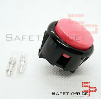 

Push button Arcade 30mm pink faston Jamma Push button Bartop Raspberry SP