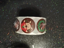 Stickers Box-Labels-Decorations Candy-Bag Merry-Christmas New-Year Elk 500pcs