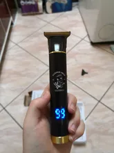 Cortadora de pelo recargable por USB para hombre, afeitadora inalámbrica para peluquero, afeitadora de barba