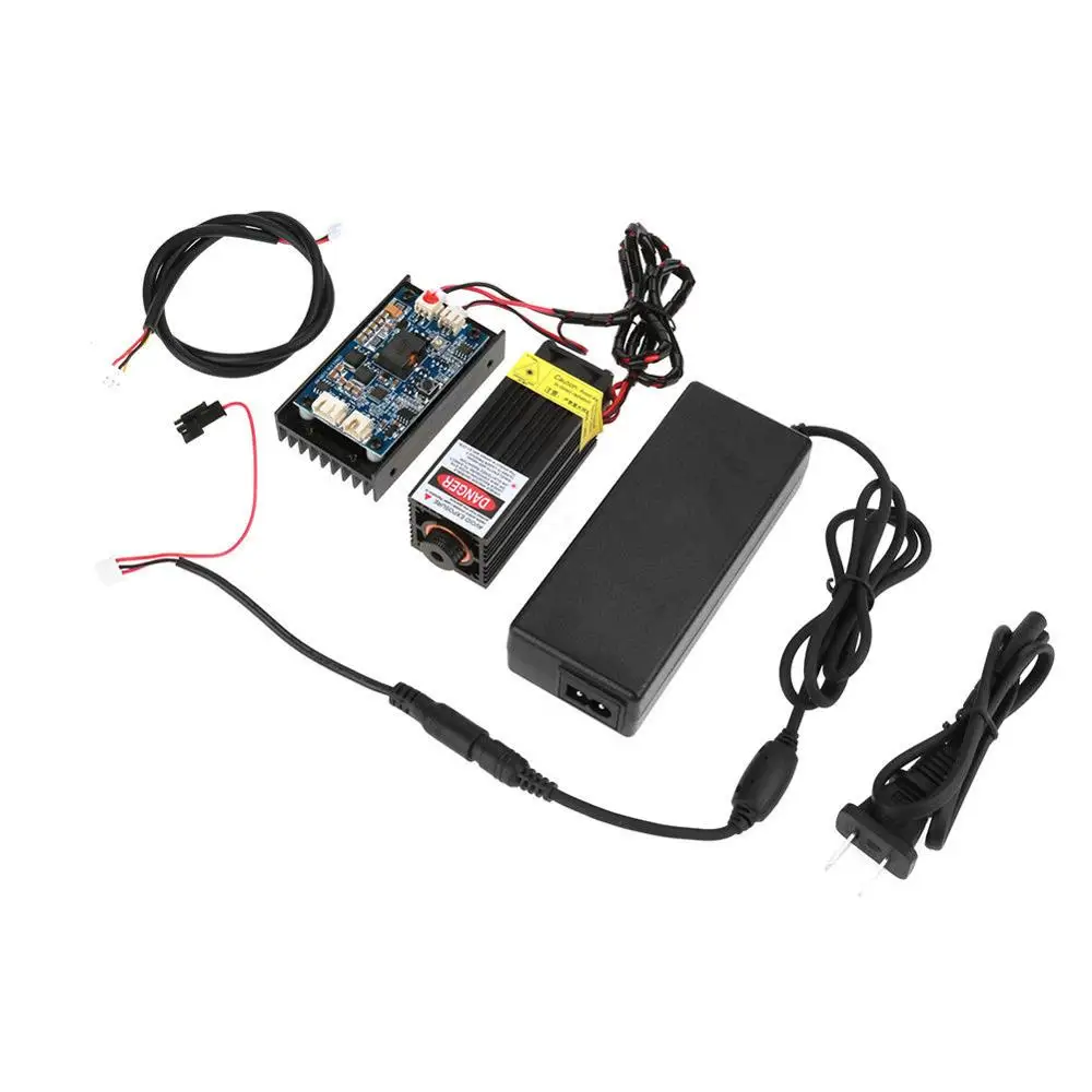 

Powerful 450nm 15W 5500mW Blue Laser Module DIY Laser Head For CNC Laser Engraving Machine And Laser Cutter With PWM Christmas #