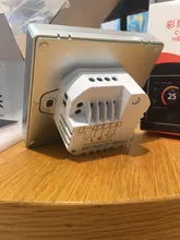 AVATTO-termostato inteligente con WiFi, controlador de temperatura de calefacción con pantalla táctil LED Celsius/fahrenheed, funciona con Alexa y Google Home