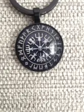 LLavero de pirata vikingo Vegvisir, colgante de cristal con patrón de brújula vikinga, el mejor regalo