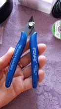 1 Uds azul de lado cizalla cortadora Clipper de cordón Alicates para alambre de joyería herramientas de alicates, herramientas y equipo