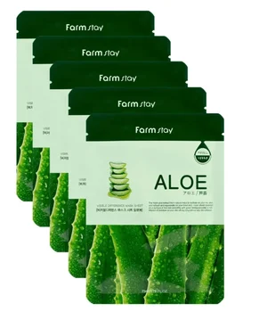 

Fabric mask farmstay visible difference mask sheet aloe 23 ml 5 PCs