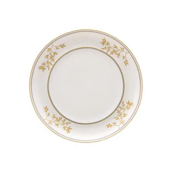 

Dessert dish white and gold 6 PCs