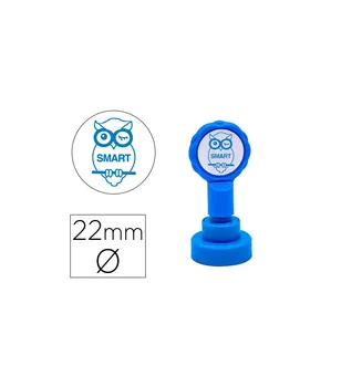 

ARTLINE smart emoticon stamp blue COLOR 22 MM diameter