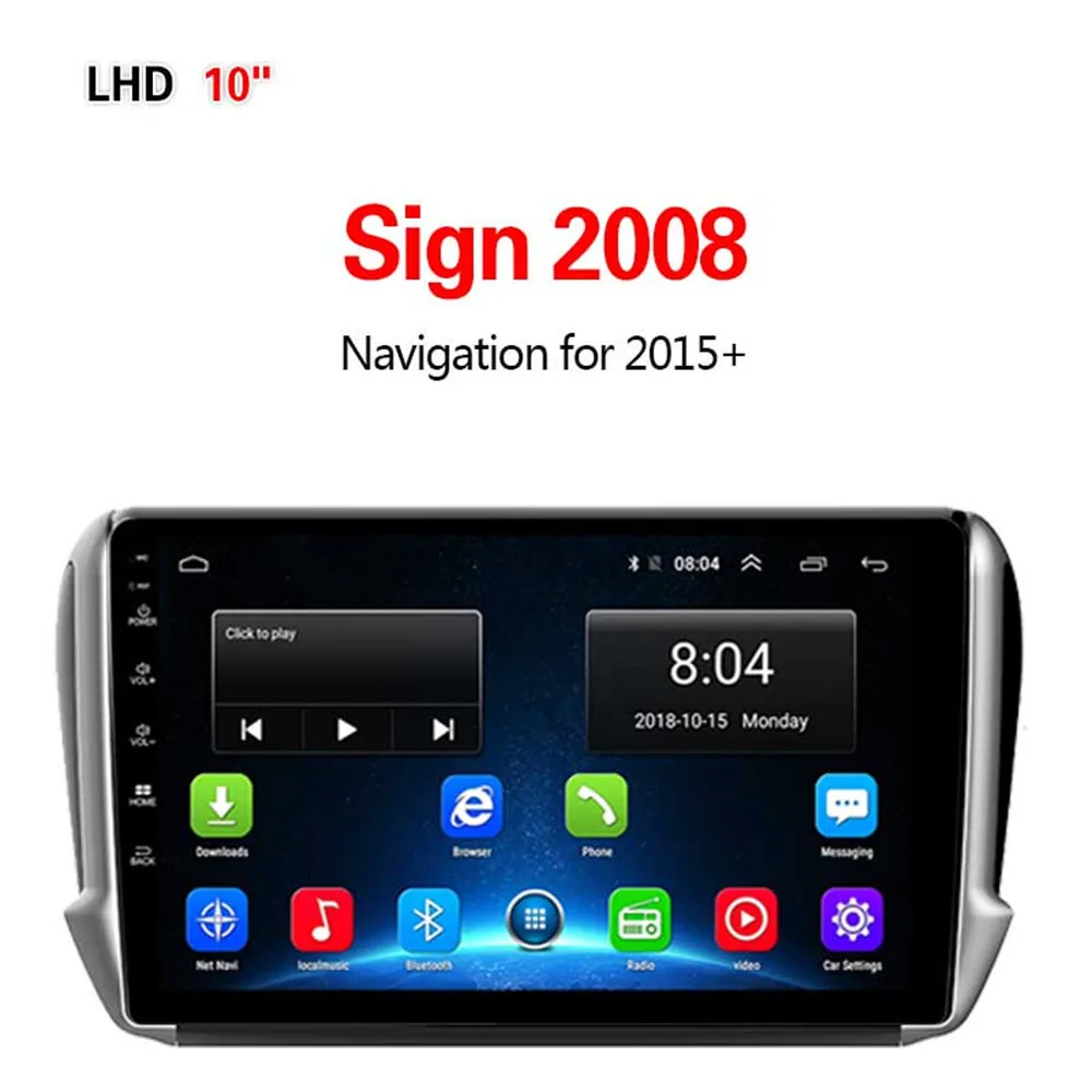 Lionet gps навигация для Автомобильный знак 2008+ 10,1 дюймов LS3004Y - Размер экрана, дюймов: 4G2G32G