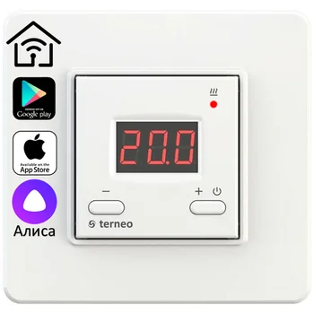 

Терморегулятор Terneo AX (Wi-Fi, 16 А, 3 кВт)