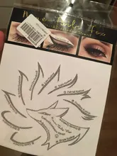 Eyeliner Stencil Template-Tool Stickers-Card Shaping-Tools Makeup Eyebrows Eye-Shadow