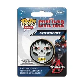 

Marvel: Funko Pop! Pins - Marvel - Captain America Cw - Crossbones (brooch) FUNKO6.15