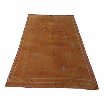 

Carpet Moroccan Sabras Silk Tapestry Cotton Ethnic East African 1402191340