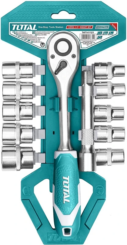 Total Tools Tht Set Of Keys And Glass 1 2 Chrome Vanadium 12 Pcs Wrench Aliexpress