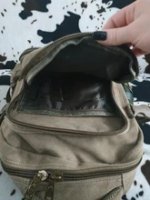 Canvas Backpack Mochila Rucksacks Notebook Schoolbags Laptop Travel-Shoulder Military