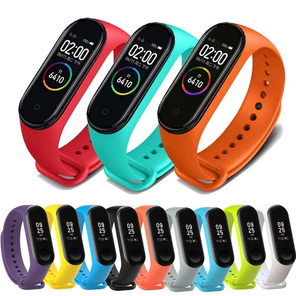 Mi Band 4 3 ремешок на запястье для Xiaomi mi Браслет Силиконовый band NFC Карлос Корреа