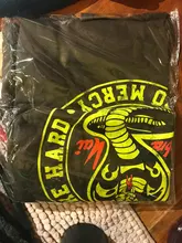 Summer Top Shirts Tees Strike Short-Sleeves Cobra Kai No-Mercy Cotton Hard