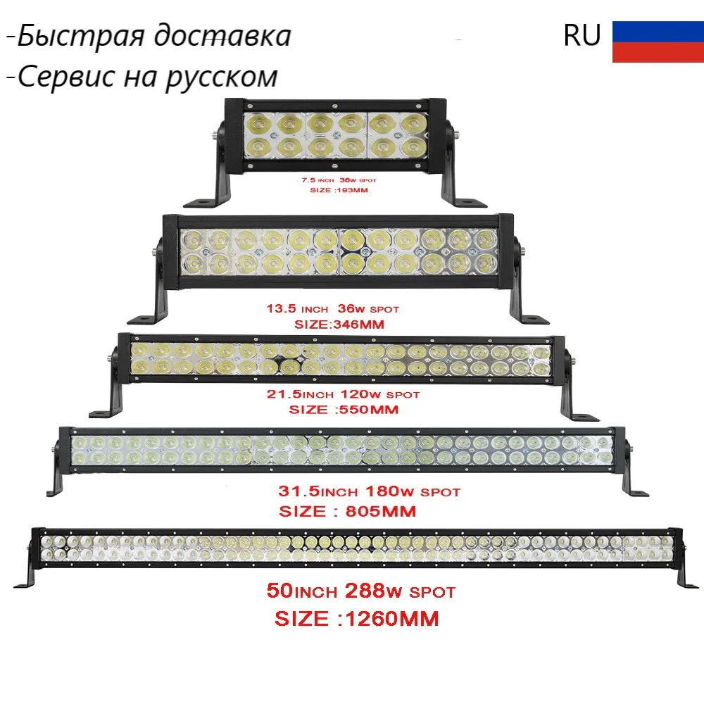 36 Вт 288 ДХО дневные ходовые огни противотивотуманные фары светодиодные лампы для