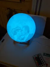 Moon-Lamp Night-Light Gift Custom Girlfriend Photo/text Rechargeable Dropship Kids Personalized