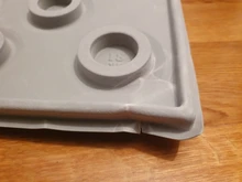 Placa de cuentas flocadas para fabricación de joyas, accesorios de pulsera, abalorios, herramientas de medición, diseño de joyería, bricolaje, 1 Uds.