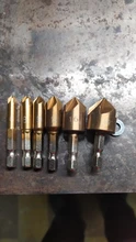 Drill-Bit Chamfering Cutter Countersink Wood HSS Hex-Shank-90-Degree 3pcs 6pcs 6mm-19mm