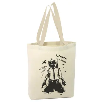 

Angemiel Bag Pubg Chicken Dinner Shopping Beach Tote Bag