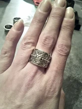 FDLK-anillo ancho Vintage para mujer, exquisito diseño de mariposa, accesorios de joyería Retro