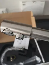 Grifo de cocina con doble Caño cromado, filtro de agua potable, purificador de latón, recipiente, fregadero, mezclador, agua caliente y fría, Torneira