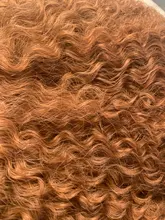 Marrón y rubia resaltar peluca mongol Afro rizado Pelo Rizado peluca pelucas de cabello humano para las mujeres 180 de densidad T parte de encaje peluca 13x6 6x1Remy