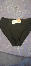 Charmleaks-bañadores de mujer, Bikini fruncido, ropa de baño Sexy de Color sólido