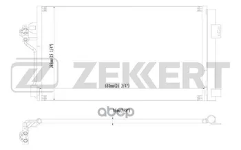 

Radiator cond. MB Viano (w639) 03-vito (w639) 03-zekkert art. mk-3146