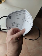 Mascarillas KN95 FFP2 FFP2 de 5 capas con filtro, máscara respirador de polvo, color negro, 5-100 unidades