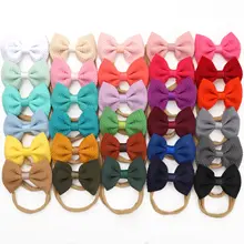 

5PCS Baby Hair Bows Headband Nylon Head Band for Children Kids Girls Soft Newborn Infant Toddler Hair Accessories Gifts