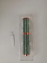 Pluma del condensador de ajuste para cejas para mujer, depiladora Facial de maquillaje, Afeitadora eléctrica portátil indolora, depilación corporal