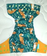 Flauta feliz lavable y reutilizable para bebé, pañal de tela de bolsillo de carbón de bambú con una apertura ajustable para bebé de 3-15kg