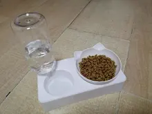 Food-Bowl Raised-Stand Pet-Cat-Bowl Water-Fountain Automatic-Feeder Drinking For Cats