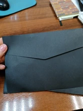 Sobres de papel clásicos de 10/20 piezas, Sobres de papel blanco y negro Kraft en blanco para ventana, sobre de invitación de boda