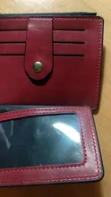 Tarjetero pequeño de cuero delgado con bolsillo para monedas para hombre y mujer, cartera pequeña de moda para tarjetas de identificación, monedero de negocios